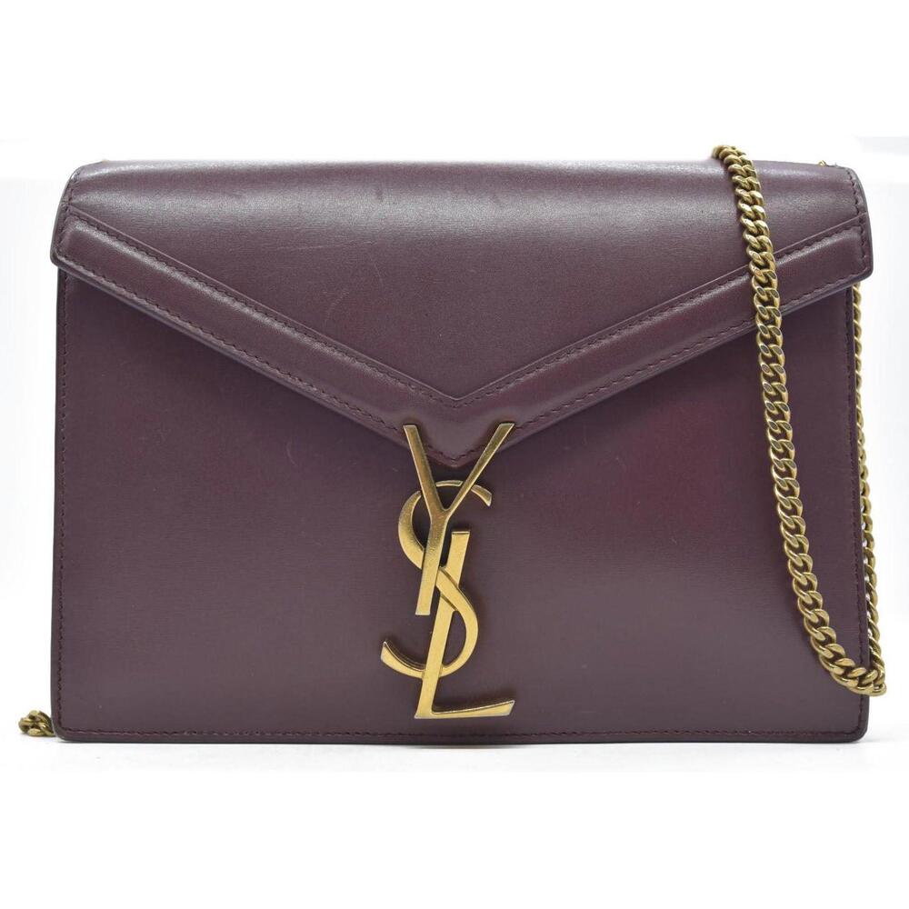 Saint Laurent Smooth Calfskin Monogram Cassandra Clasp Bag